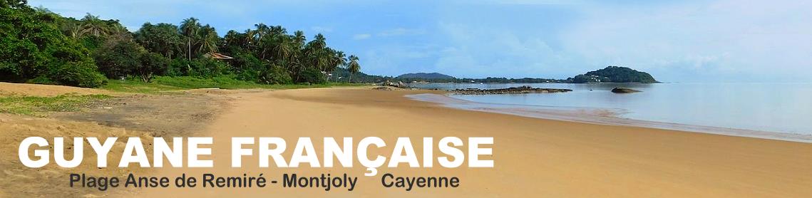 Plage Anse de Remiré à Cayenne Guyane française