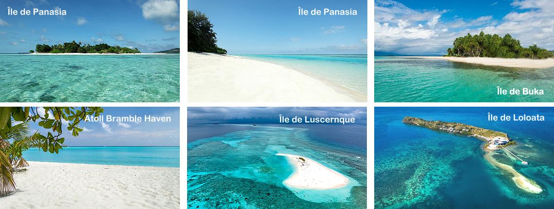 Plus belles plages et îles de Papouasie Nouvelle-Guinée