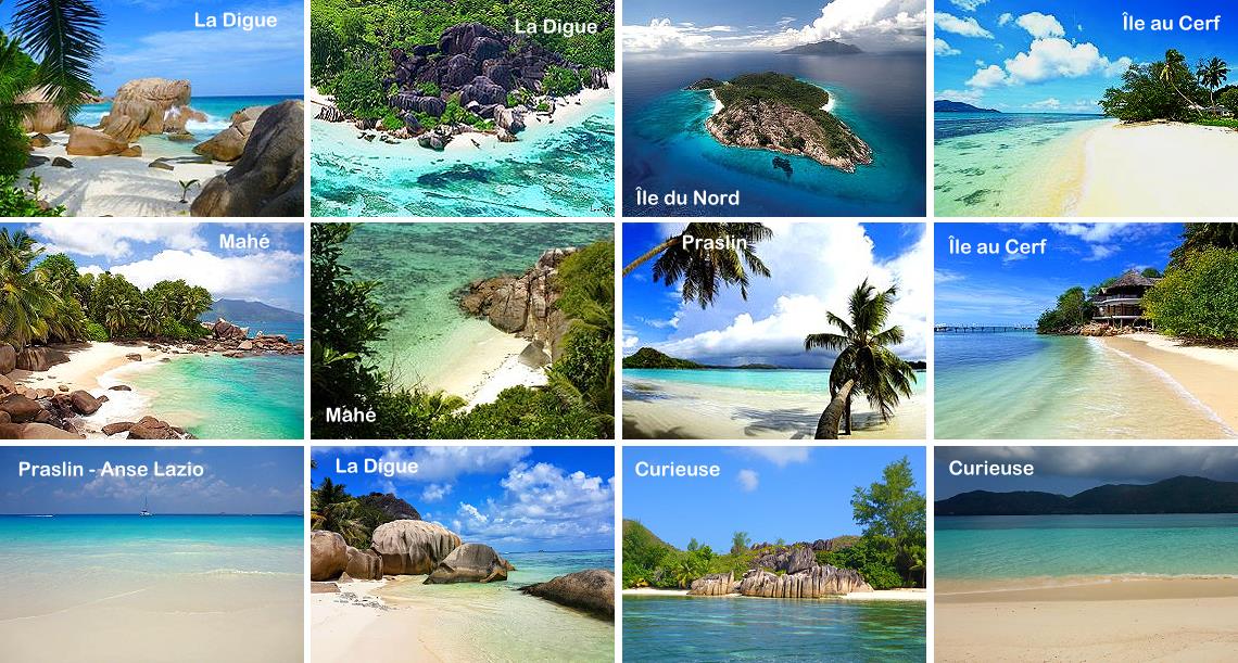 Plus belles plages des Seychelles
