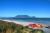 AFRIQUE DU SUD, Le Cap, Bloubergstrand et kite-surfeurs - plage de bloubergstrand et les kite-surfeurs.