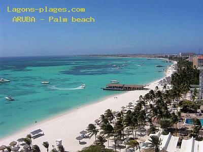 Plage de aruba  Palm beach
