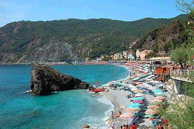 Plage de L' italie  Plage de Monterosso Cinque Terre Liguria