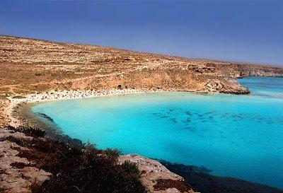 Plages de Plage et ile de conigli, ITALIE