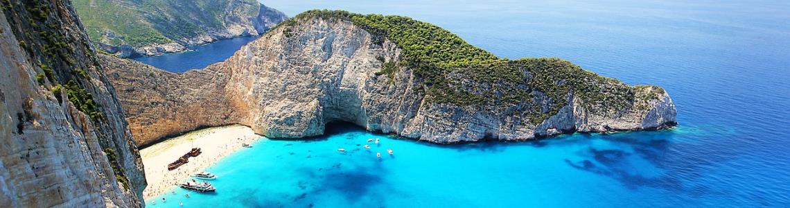 Belles plages de la grece