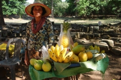 Cambodge, vendeuse de fruits