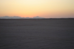 Hurghada, Egypte, désert, coucher de soleil