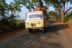 Pattadakal Aihole, Inde, bus