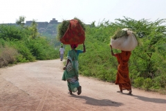 Pattadakal Aihole, Inde, champ