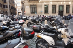 Rome, Italie, scooter, vespa