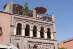 Maroc, Marrakech, café, terrasse