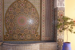 Maroc, Marrakech, mosaïque