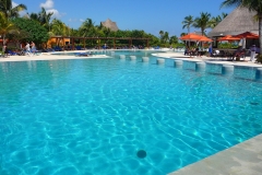 Mexique, Playa Del Carmen, Playa Maroma hôtel piscine