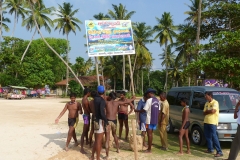 Sri Lanka, la plage en famille