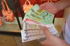 Thaïlande, Bangkok, billets de banque, monnaie : BAHTS