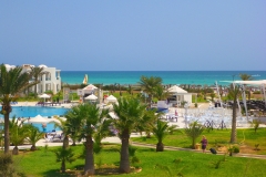 Tunisie, Djerba hôtel Vincci Helios et mer turquoise