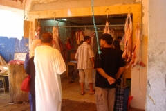 Tunisie, Hammamet Nabeul, marché, boucherie hallal