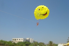 Tunisie, Hammamet Nabeul, parachute ascencionnel