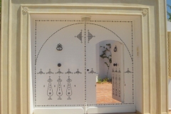 Tunisie, Hammamet Nabeul, maison et porte