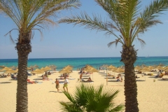 Tunisie, Hammamet beach, la plage classique
