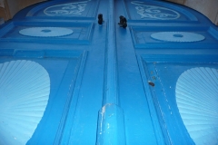 Tunisie, Sidi Bou Saïd, maison porte bleue