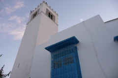 Tunisie, Sidi Bou Saïd, minaret