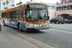 USA, Côte ouest, Los Angeles, bus vers Malibu