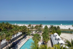 Floride, USA, South Beach, hôtel sur la plage