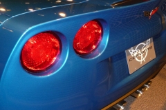 Floride, USA, Orlando, supercar Corvette bleue