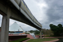 Floride, USA, Orlando, parc Disney, monorail