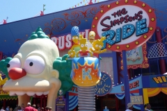 Floride, USA, Orlando, Universal Studios, simulateur de vol The Simpsons