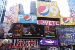 New York City, USA, Broadway, Manhattan, Time Square, enseignes lumineuses