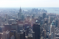 New York City, USA, survol de Manhattan Empire State Building