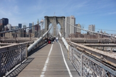 New York City, USA, Manhattan sud, pont de Brooklyn