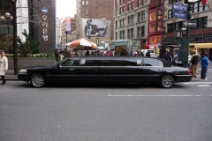 New York City, USA, Manhattan, limousine sur Broadway