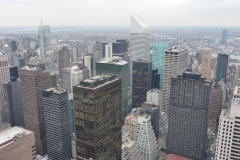 New York City, USA, Manhattan, Rockefeller Plaza, vue aérienne