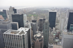 New York City, USA, Manhattan, Rockefeller Plaza, vue aérienne