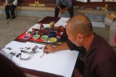 Vietnam, artiste caligraphiste