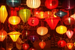 Vietnam, lampions et luminaires
