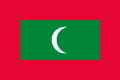 Drapeau officiel MALDIVES