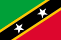 Drapeau officiel de ST CHRISTOPHER-NEVIS Drapeau officiel ST CHRISTOPHER-NEVIS