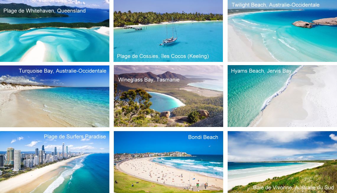 Les plus belles plages d'Australie TOP 10