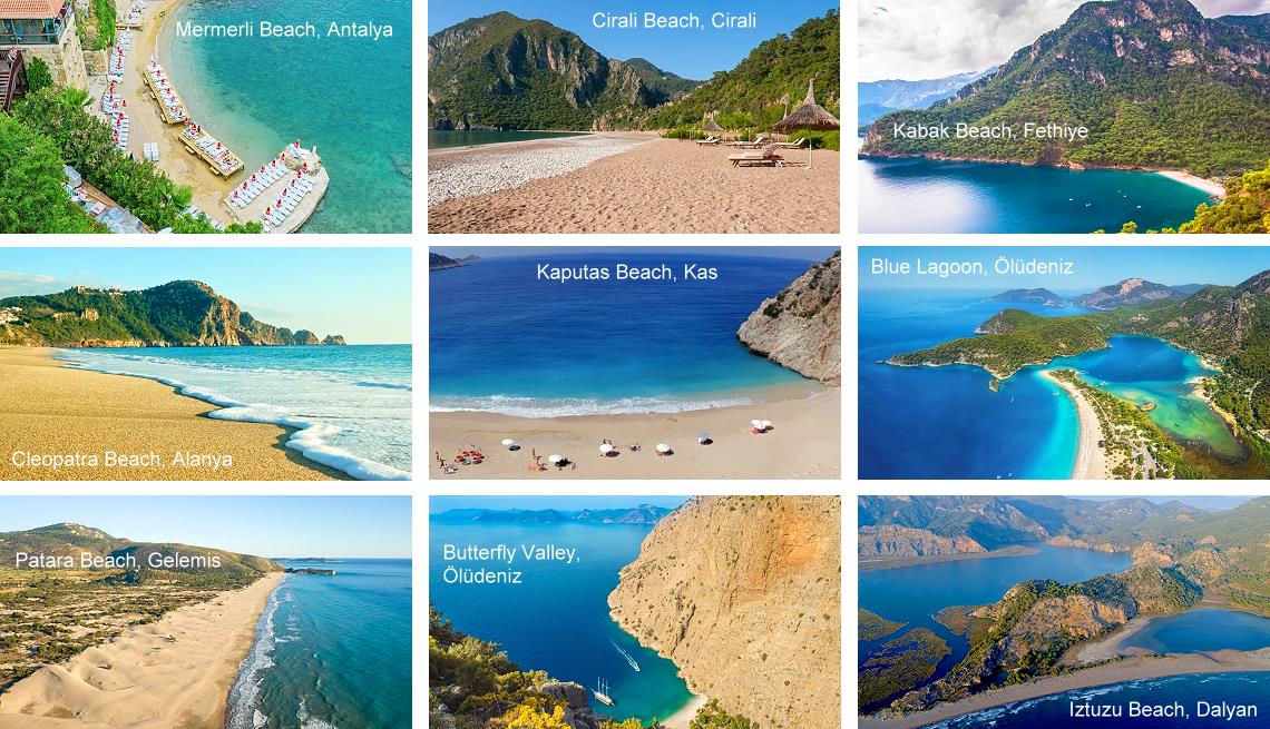 Plus belles plages de Turquie, Top 9