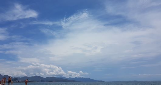 Ciel et temps orageux sous les tropiques