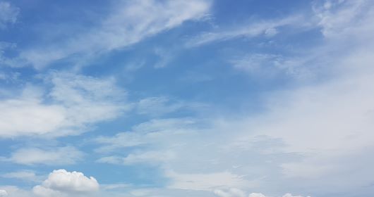 Ciel et temps orageux sous les tropiques