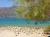 CRETE, Plage de Spinalonga - la petite plage de spinalonga, accessible en passant la muraille sous une vote. laissez-vous tenter, 27c en aot, vous pouvez vous baigner avant de reprendre le bateau du retour..
