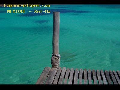 Plage du mexique  Xel-Ha vers Tulum