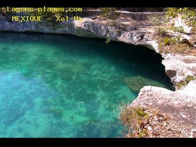 Plage du MEXIQUE  Xel-Ha et les cnotes