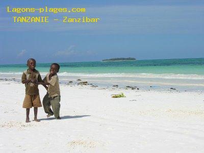 Plage de la tanzanie à Zanzibar
