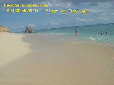 Plage de SAINT MARTIN  Plage de Cupecoy