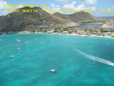 Plage de saint martin  Plage et baie de Grand Case